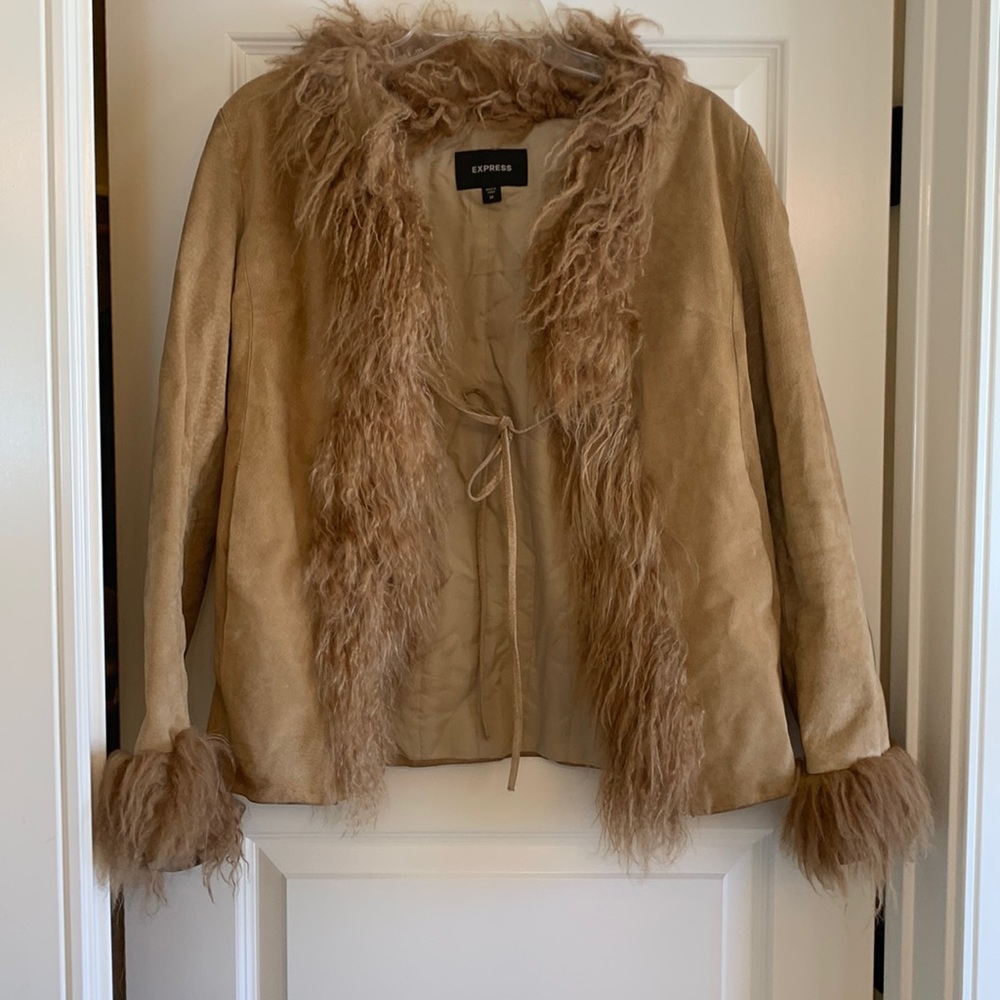 EUC VINTAGE EXPRESS LEATHER JACKET